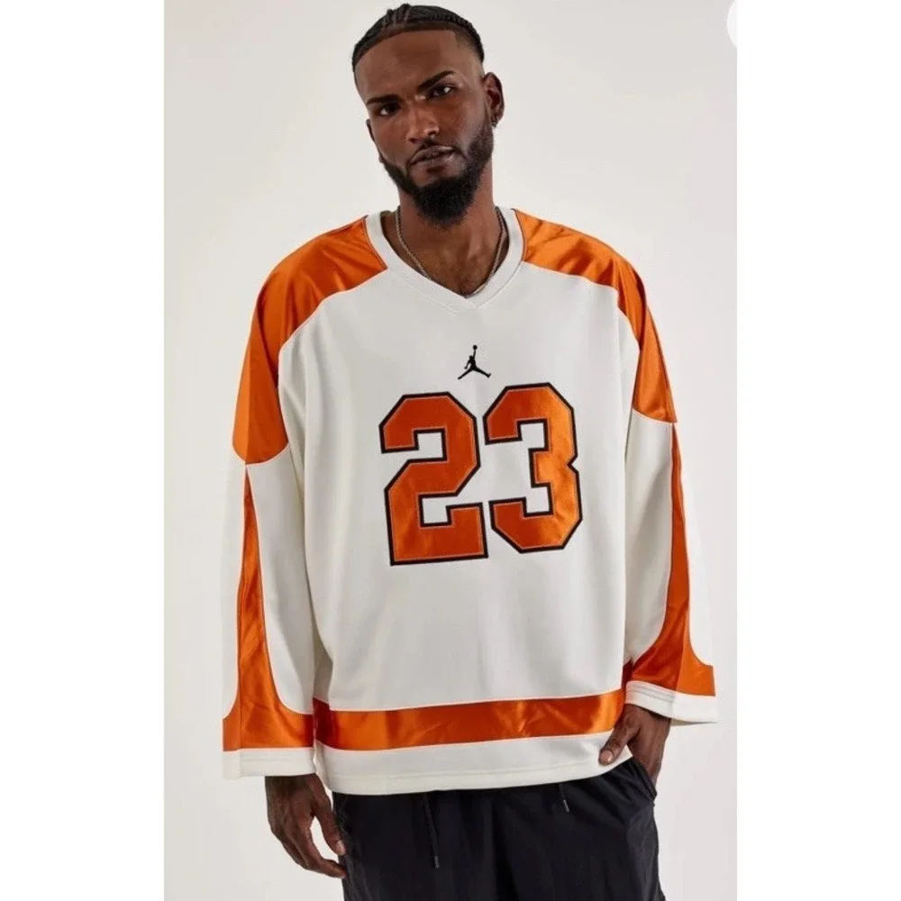 Jordan Brooklyn University Hockey Jersey - Sail/Starfish/men's(25-70)